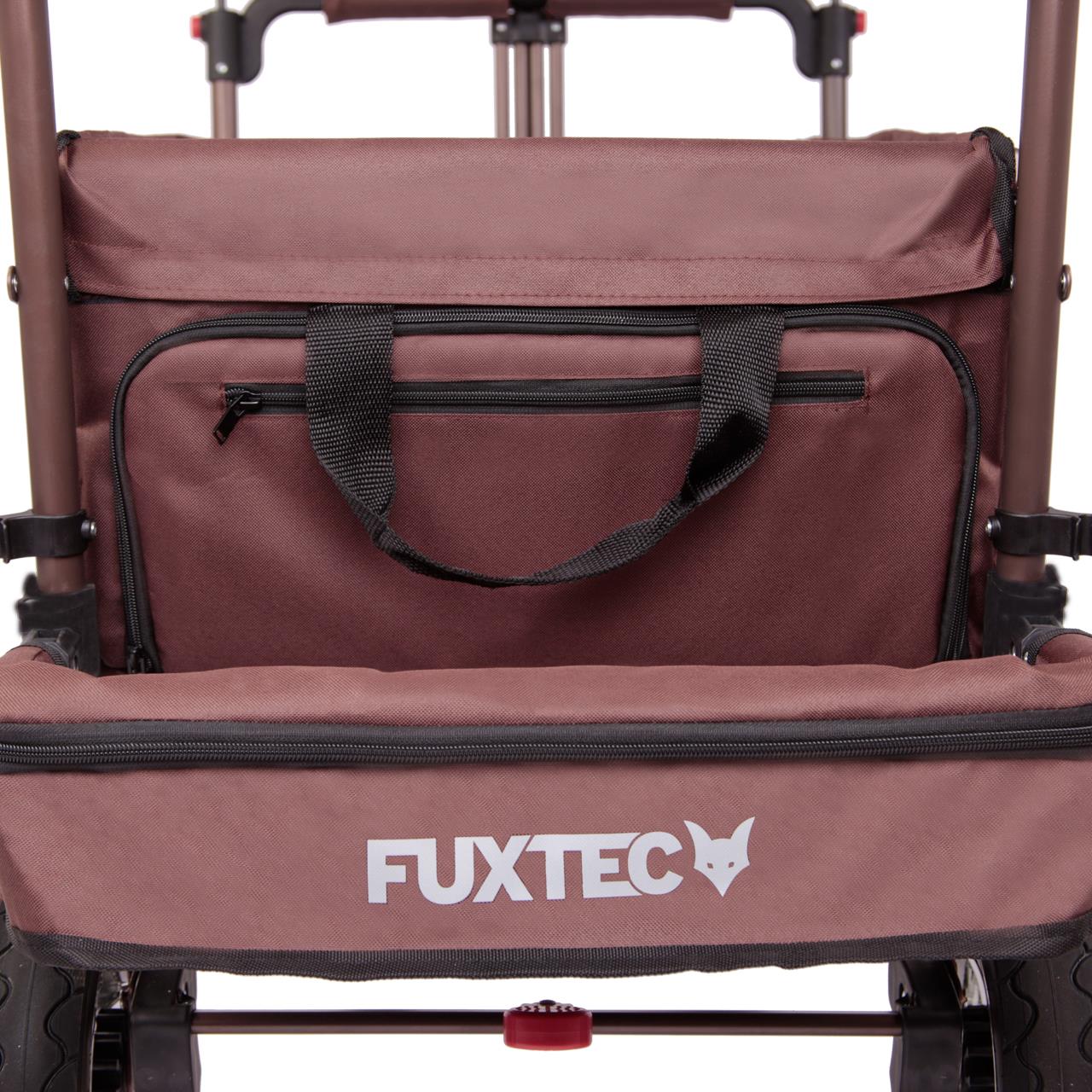 FUXTEC Bollerwagen FX-CT800 mit UV-geschütztem Sonnendach, Schiebegriff & Innenraumverlängerung