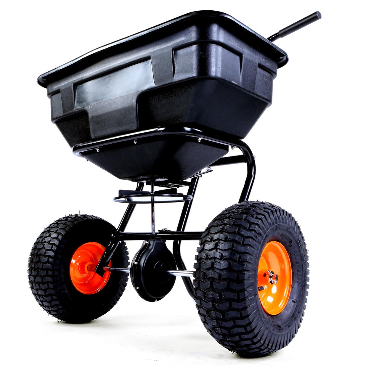 FUXTEC high-quality walk-behind spreader / centrifugal spreader / gritter spreader - for year-round use FX-GS56