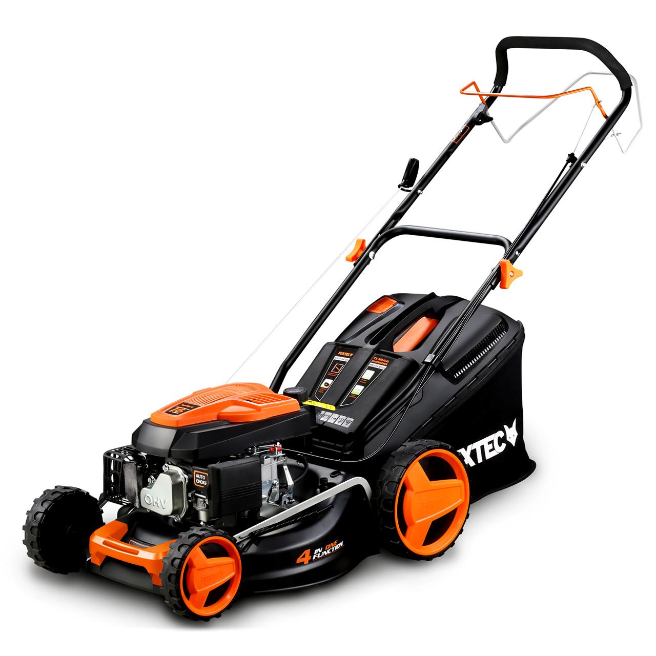 Petrol 146cc lawnmower 18inch cutting width -mowing,collecting,mulching,side discharge- FUXTEC RM4646